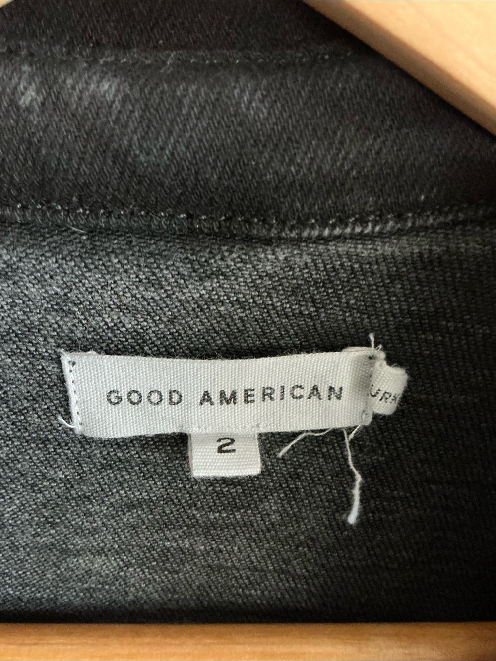 Good American Fit For Success Black Denim Utility Jumpsuit Women’s SZ 2 - Picture 4 of 11
